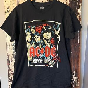 Retro Brisco AC/DC Highway To Hell unisex T-shirt. Size Large. Classic Rock.